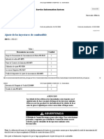 3512C Ajuste de Los Inyectores de Combustible