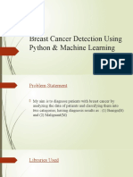 Breast Cancer Detection Using Python & Machine Learning