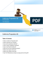 Cal Prop 65 Introduction