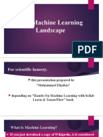 The Machine Learning Landscape