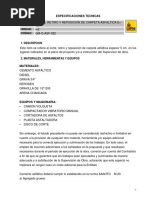 Especificaciones de Base Cementada | PDF | Cemento | Riego