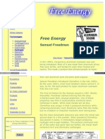 Www Free Energy Ws Samuel Freedman HTML