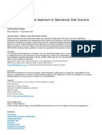 Operational Risk Scenario Analysis in Australia