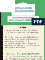 Paksa # 4-Mulaan NG Impormasyon