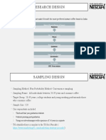 Research Design for Studying Key Factors that Make Nescafe the Most Preferred Instant Coffee Brand in India