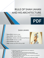 Rule of Shah Jahan and His Architecture