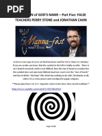 DECEPTION of GOD'S NAME - Part Five - FALSE TEACHERS PERRY STONE and JONATHAN ... (PDFDrive)
