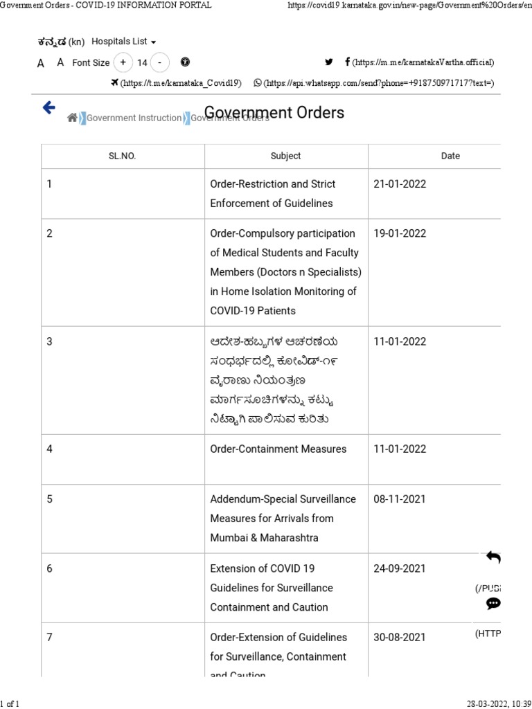 Government Orders | PDF | Public Services | Health Sciences
