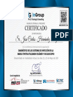 Certificado Participación Diagnóstico Sistemas Inyección Toyota