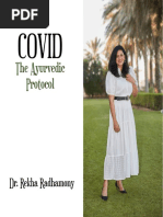 COVID The Ayurvedic Protocol by DR Rekha Radhamony