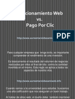Posicionamiento Web vs. Pago Por Clic