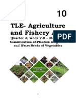 TLE-Agriculture and Fishery Arts: Quarter 3 Week 7-8 - Module 6