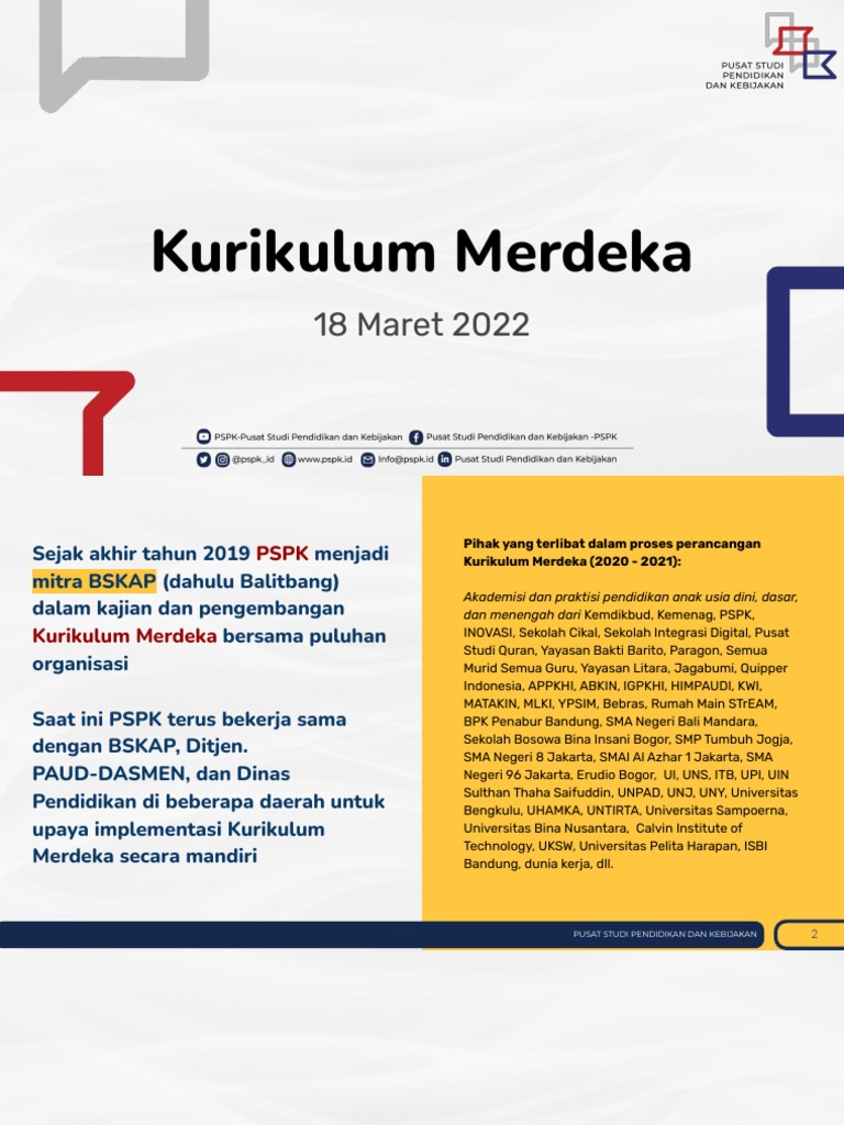 Materi Kurikulum Merdeka | PDF