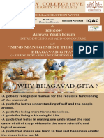 Iskcon Ashraya Youth Forum: Why Bhagavad Gita ?