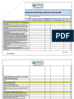 Hygiene and Sanitation Inspection Checklist and Record