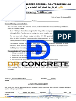 ح.م.م ةماعلا تلاواقملل تيركنوك Warning Notification: Concrete General Contracting Llc