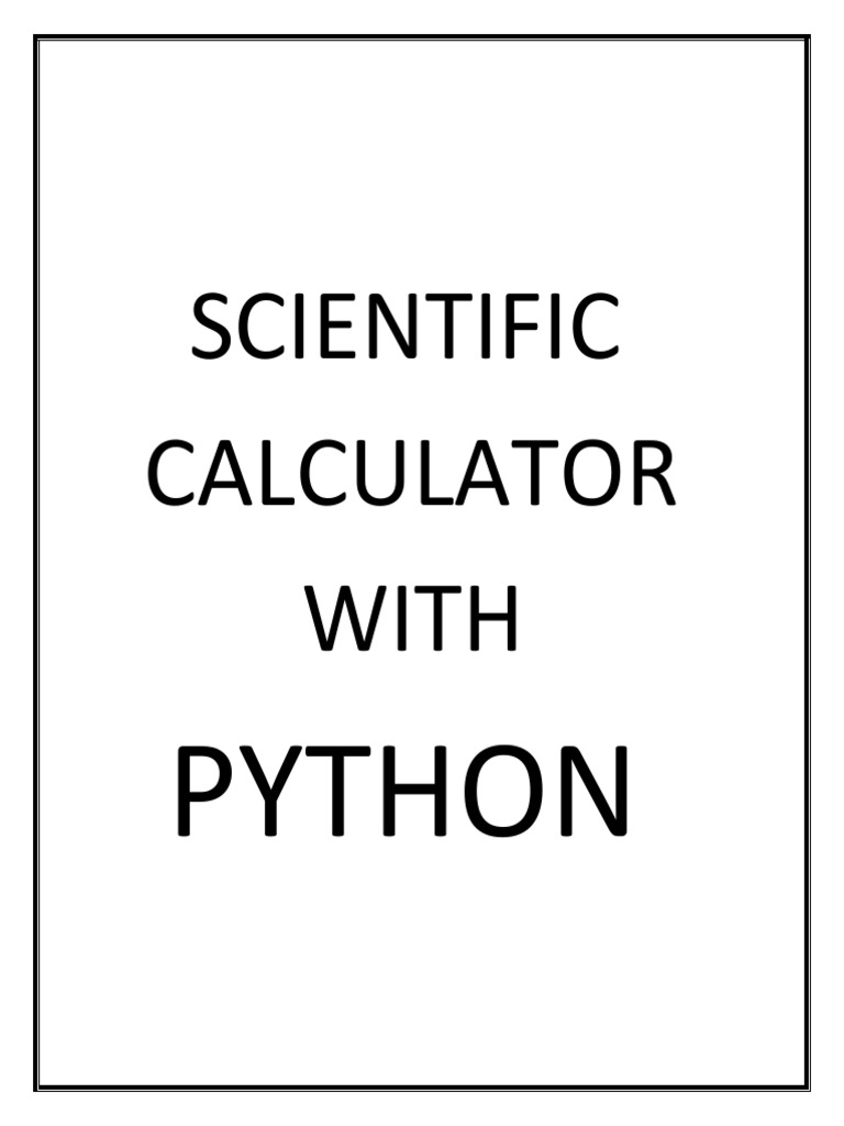 Cs Project Class 12 Calculator | PDF | Trigonometric Functions | Sine