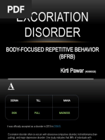 Excoriation Disorder: Body-Focused Repetitive Behavior (BFRB) Kirti Pawar