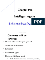Chapter Two Intelligent Agents: 1 by Berahnu A. (MSC.)
