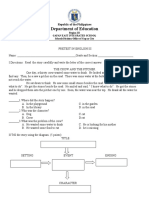 Grade 3 - Geis Pre-Test - English 3