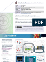 Clinical Practice Procedures:: Resuscitation/Defibrillation