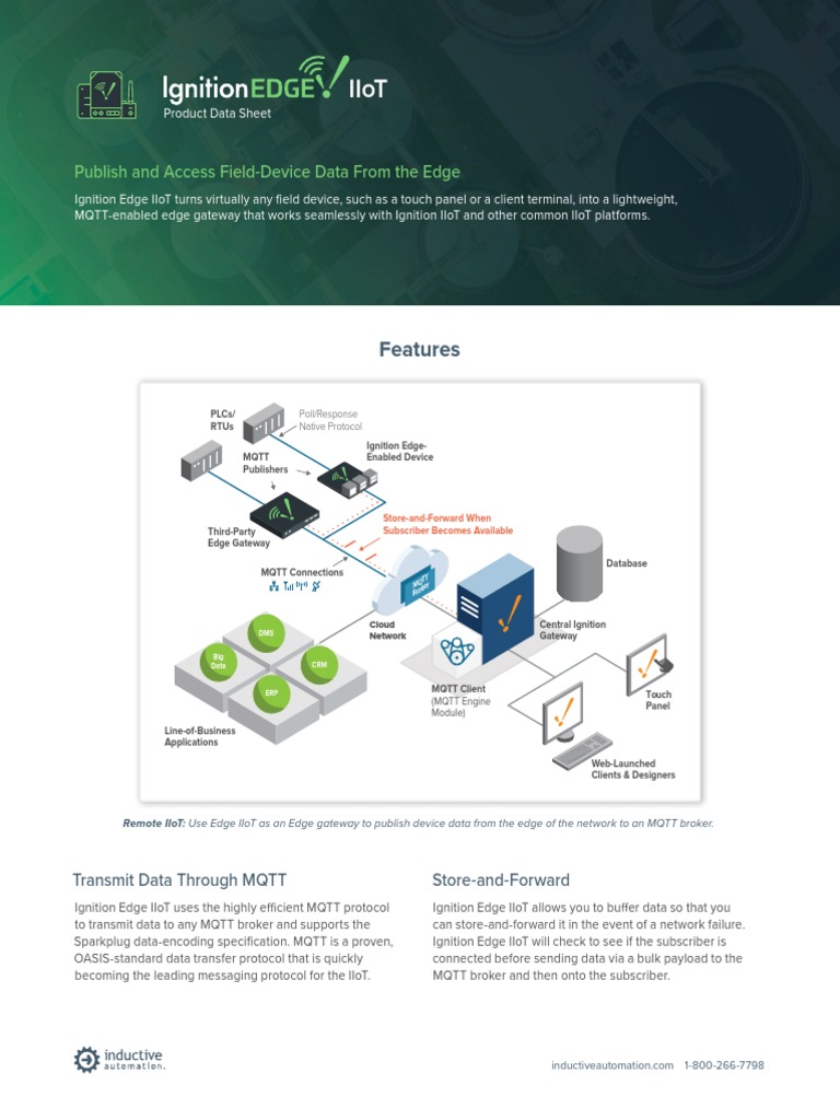 Publish and Access FieldDevice Data From the Edge with Ignition Edge IIoT PDF System