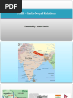 PSIR - India-Nepal Relations: Presented By: Ashna Sisodia