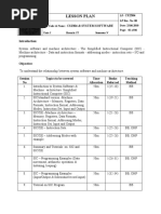 Lesson Plan: CS2304 Cs2304 & System Software