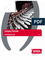 Company Overview: Norden Machinery AB