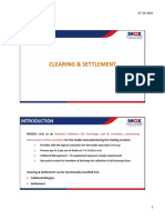 Clearing & Settlement