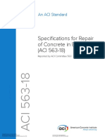 Specifications For Repair of Concrete in Buildings (ACI 563-18)