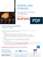 Hp3Par and Xtremio: An "Apples To Apples" Comparison