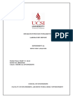 Separation Process Fundamentals Laboratory Report