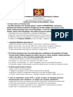 EXAME de Economia de Mocambique ISFIC-Manha