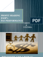 Profit Sharing ESOP's Pay Performance: BY Vishnu & Upendra