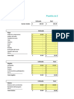 Plantilla Presupuesto de Boda en Excel