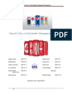 Pepsi & Coke, A Total Quality Management Perspective