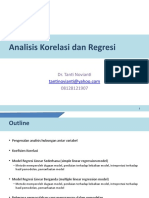 2015 -- 05 -- Analisis Data - Korelasi dan Regresi