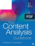 Kimberly A Neuendorf - The Content Analysis Guidebook