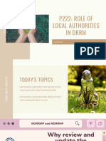 Role of Local Authorities in DRRM