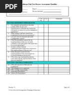 Software Unit Test Process