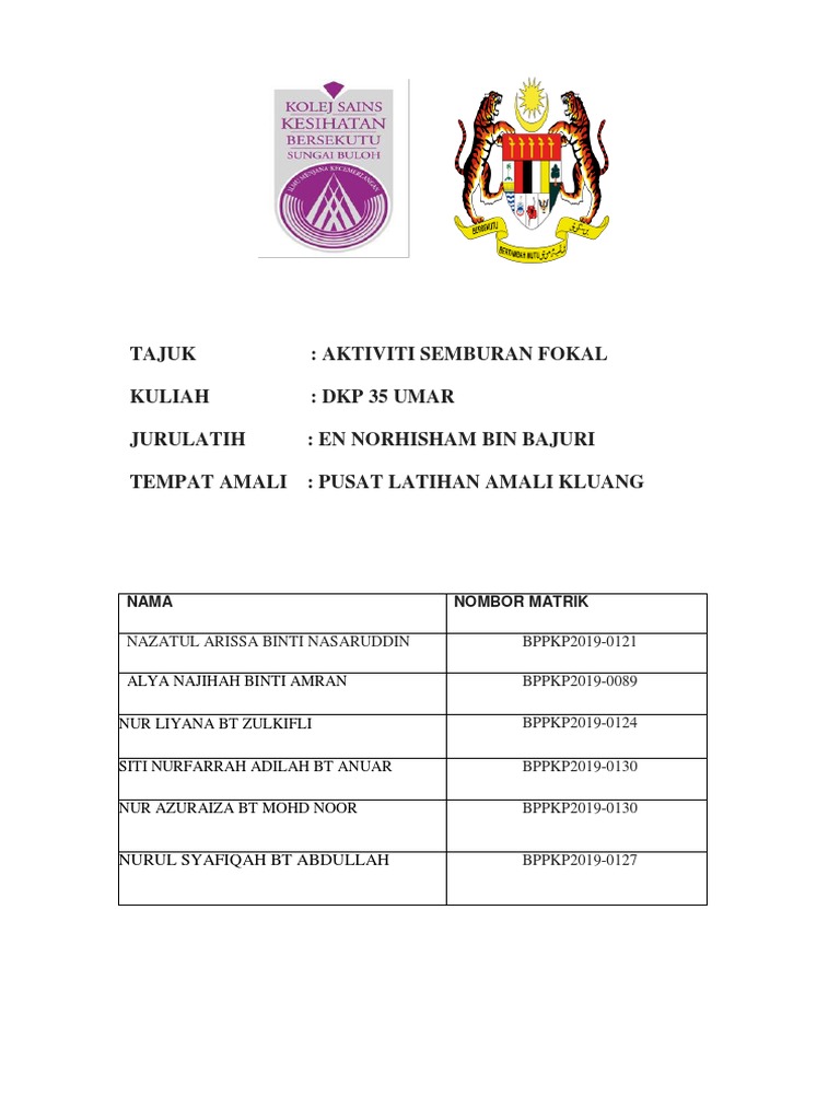 Semburan Fokal untuk Kawalan Malaria | PDF | Kesehatan Holistik