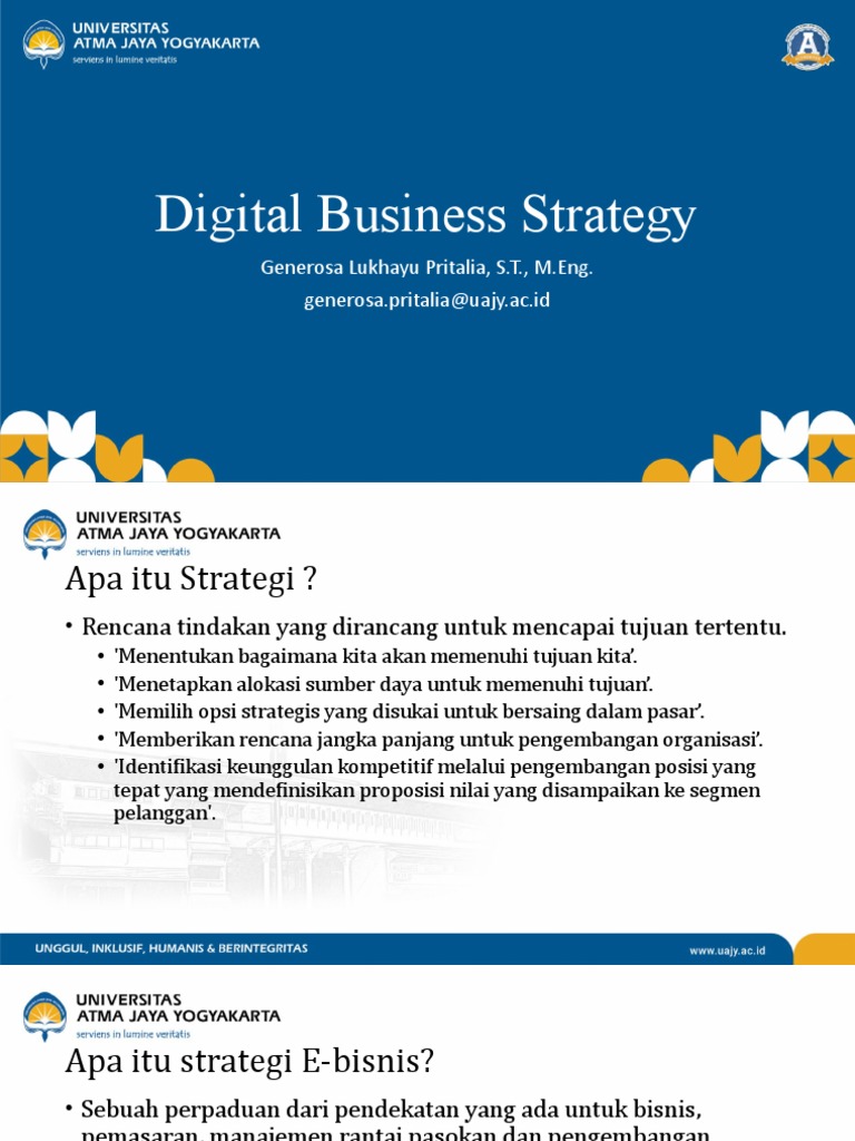 Strategi Bisnis Digital yang Efektif | PDF