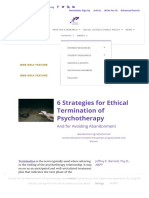 6 Strategies For Ethical Termination of Psychotherapy - Society For The Advancement of Psychotherapy