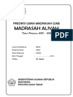 Prediksi Ujian Madrasah (UM) 2020-2021
