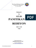 Prelim - Lit. 101 Panitikan NG Rehiyon