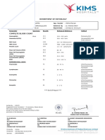 Department of Pathology: Mrs. Malyala Sujatha