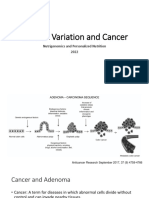 Genetic Variation and Cancer