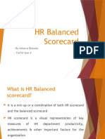 HR Balanced Scorecard: - by Atharva Bhosale - TSCFM Sem 4