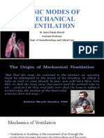 Basic Modes of Mechanical Ventilation